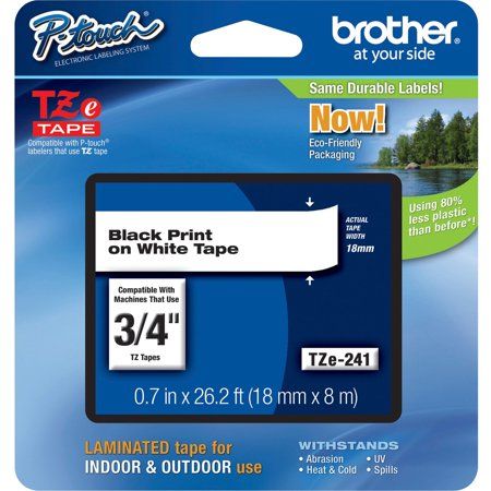 3/4 inch Ptouch TZ Tape